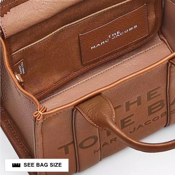 Marc Jacobs THE LEATHER SMALL TOTE BAG - Picture 16 of 16